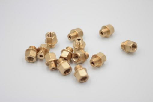 La Pavoni M11 Gold Brass Pressure Gauge Adapter or Nut
