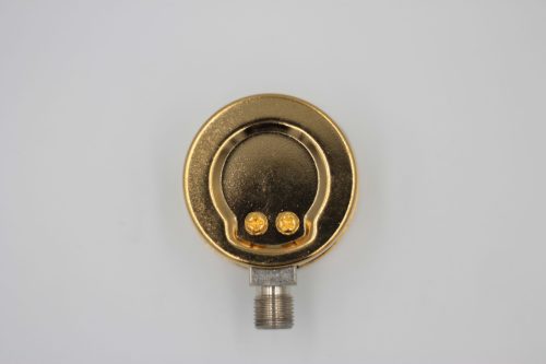 Coffee Sensor Piston Shaft Pressure Gauge 0-16 Bar (gold) 2