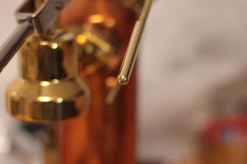 La Pavoni Lever long brass single hole steam tip extender 2