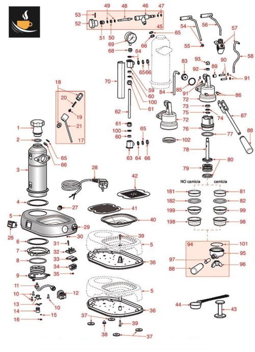 La Pavoni diagram