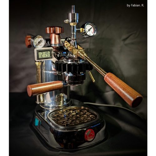 AirBuster® release valve and chamber for La Pavoni Lever group heads