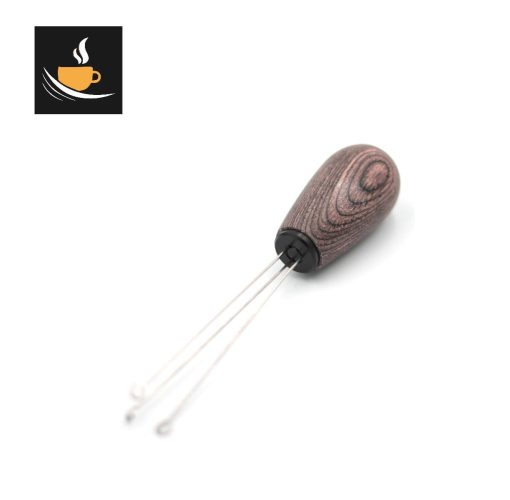 Coffee Sensor Espresso Skateboard wood - DARK BROWN Coffee Stirrer or WDT tool