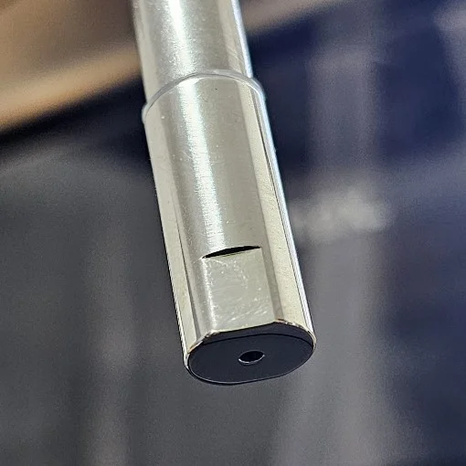 Single hole stainless steam tip for the Gaggia Classic Pro - straight version